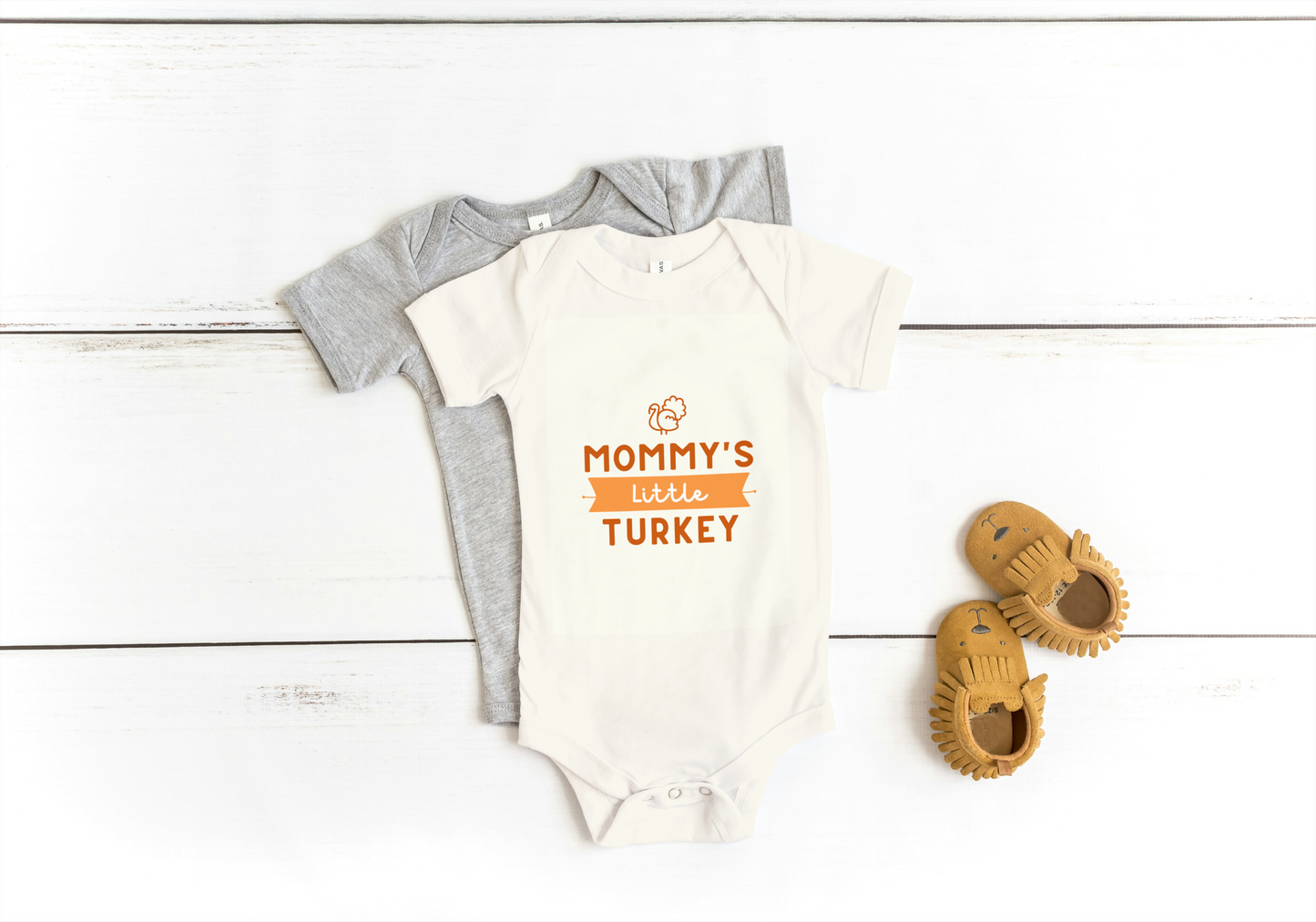 Mommy's little Turkey onesie- Thanksgiving infant onesie