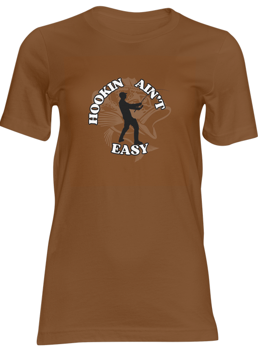 Hookin Ain't Easy Tshirt,  Fishing, Outdoors