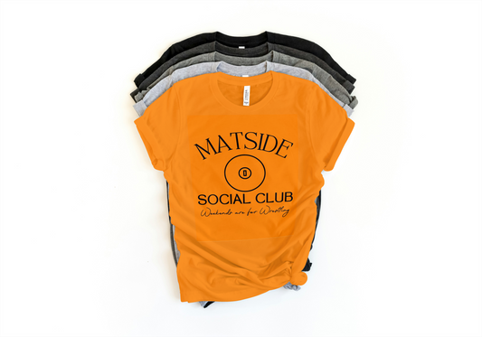 Matside Social Club Weekends are for Wrestling Tshirt