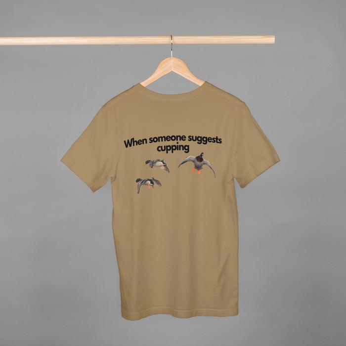 Cupping Tshirt Duck hunting