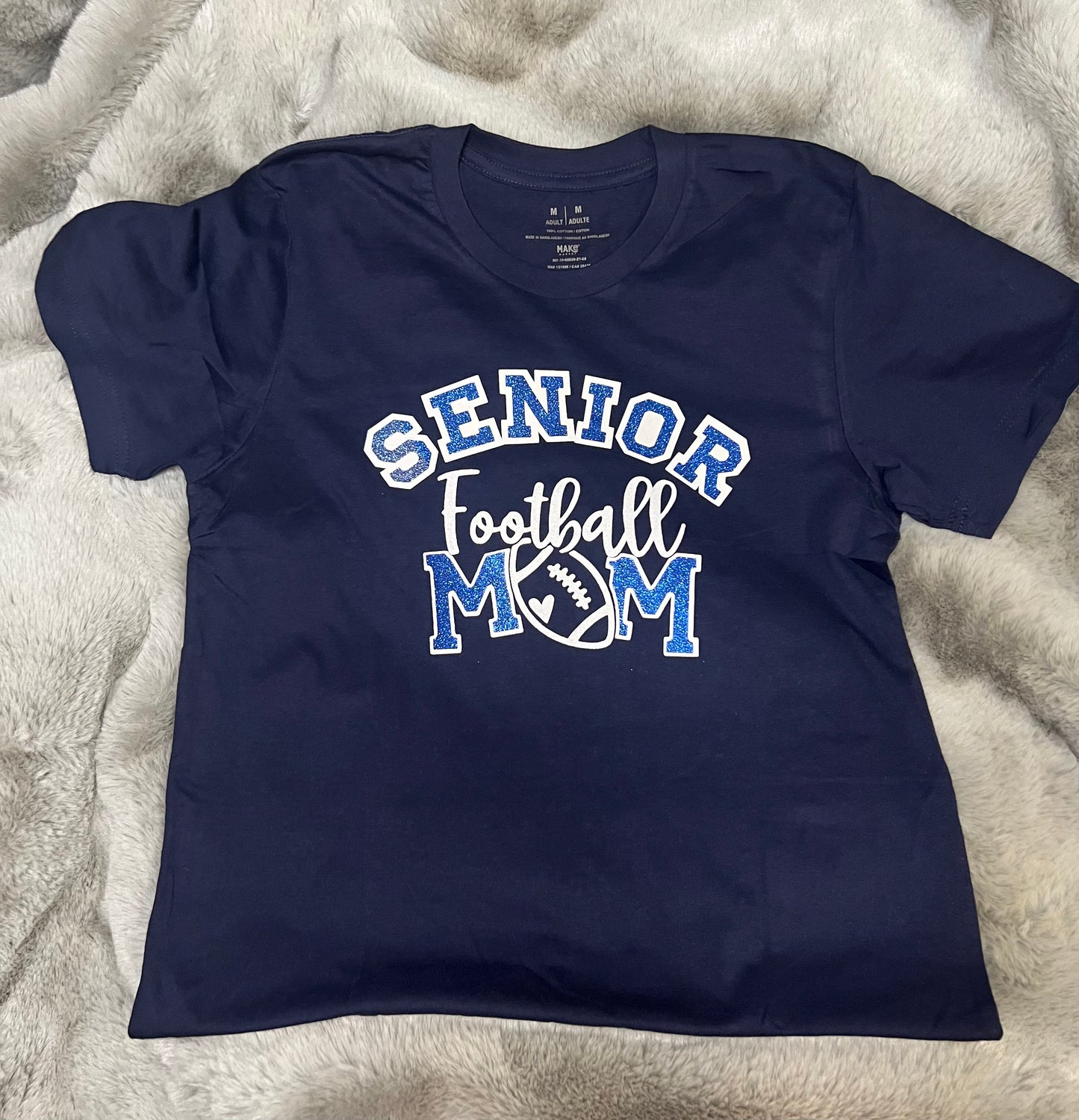 Senior football mom T-shirt